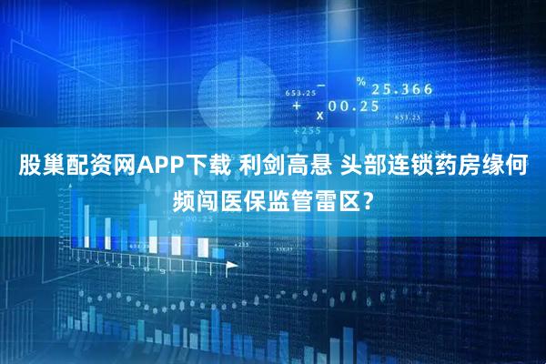 股巢配资网APP下载 利剑高悬 头部连锁药房缘何频闯医保监管雷区？